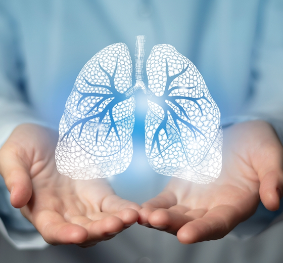 Lung care illustration